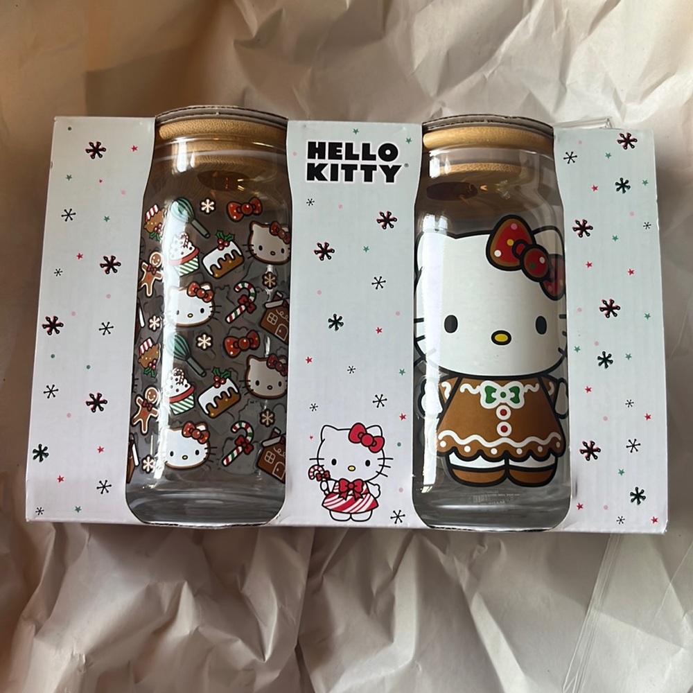 Christmas Hello Kitty 2 set tumbler